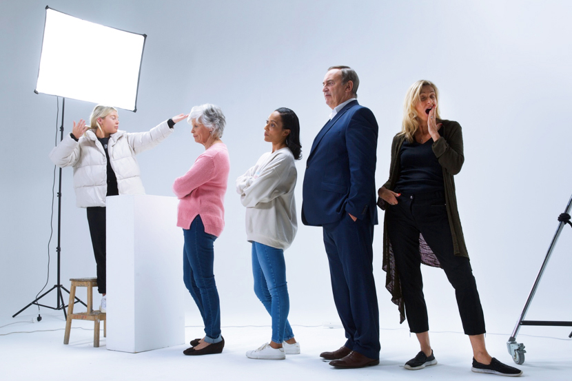 Behind the scenes of a Verve photoshoot