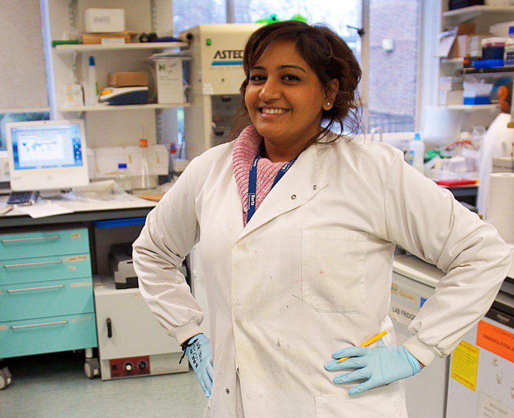 Ami as lab technician