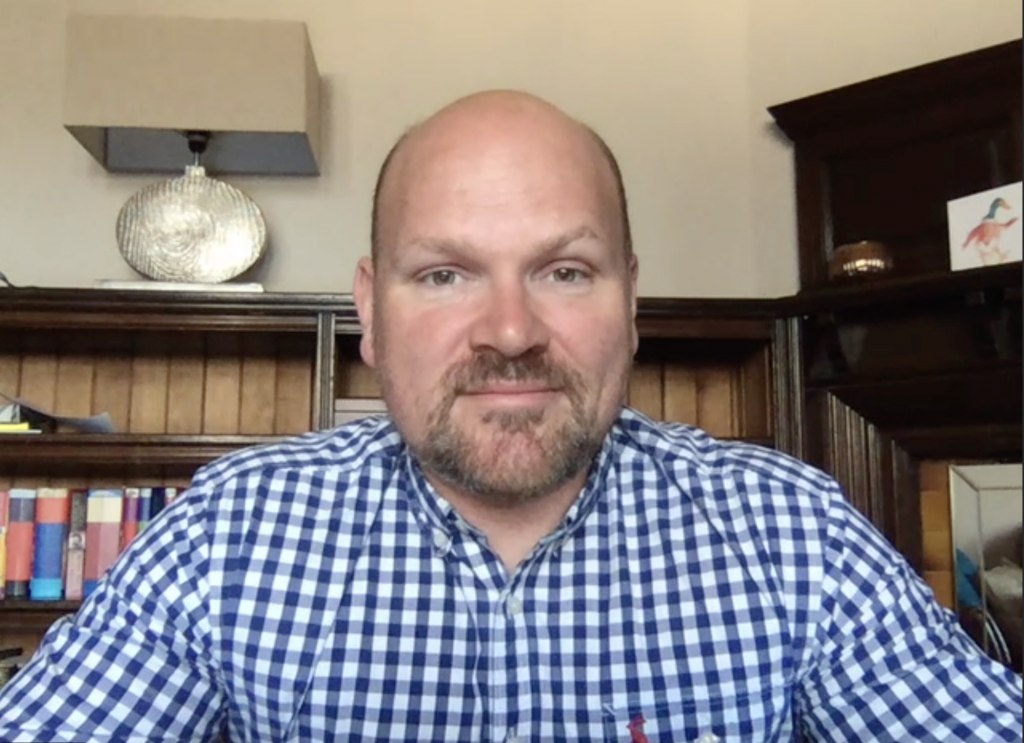 Noel Wicks during the interview