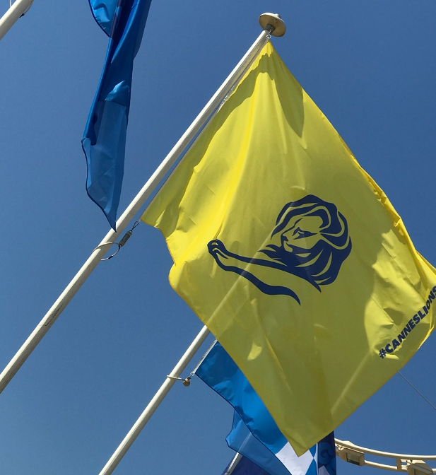 Cannes Lions festival flag
